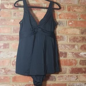 Black motherhood maternity swim suit